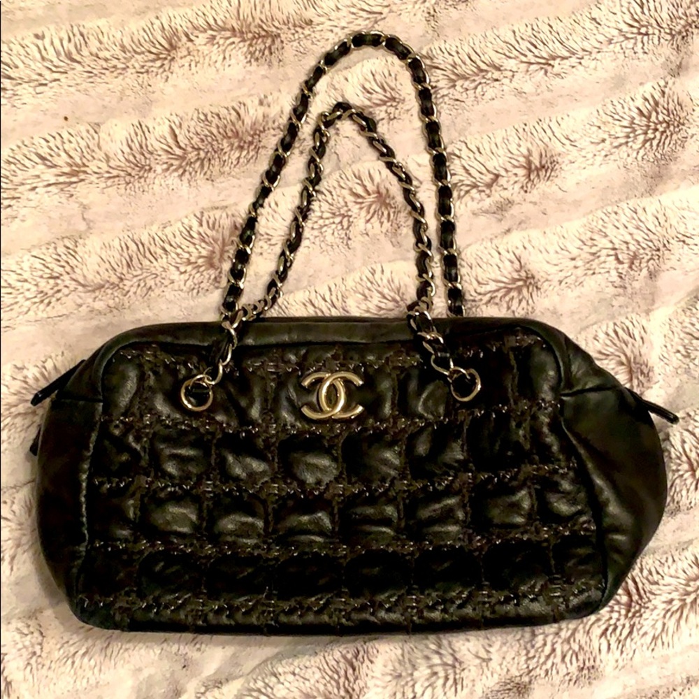 Authentic Chanel Bag with Silver Hardware